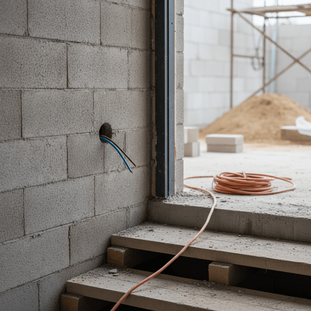 Neubau Installation Türklingel