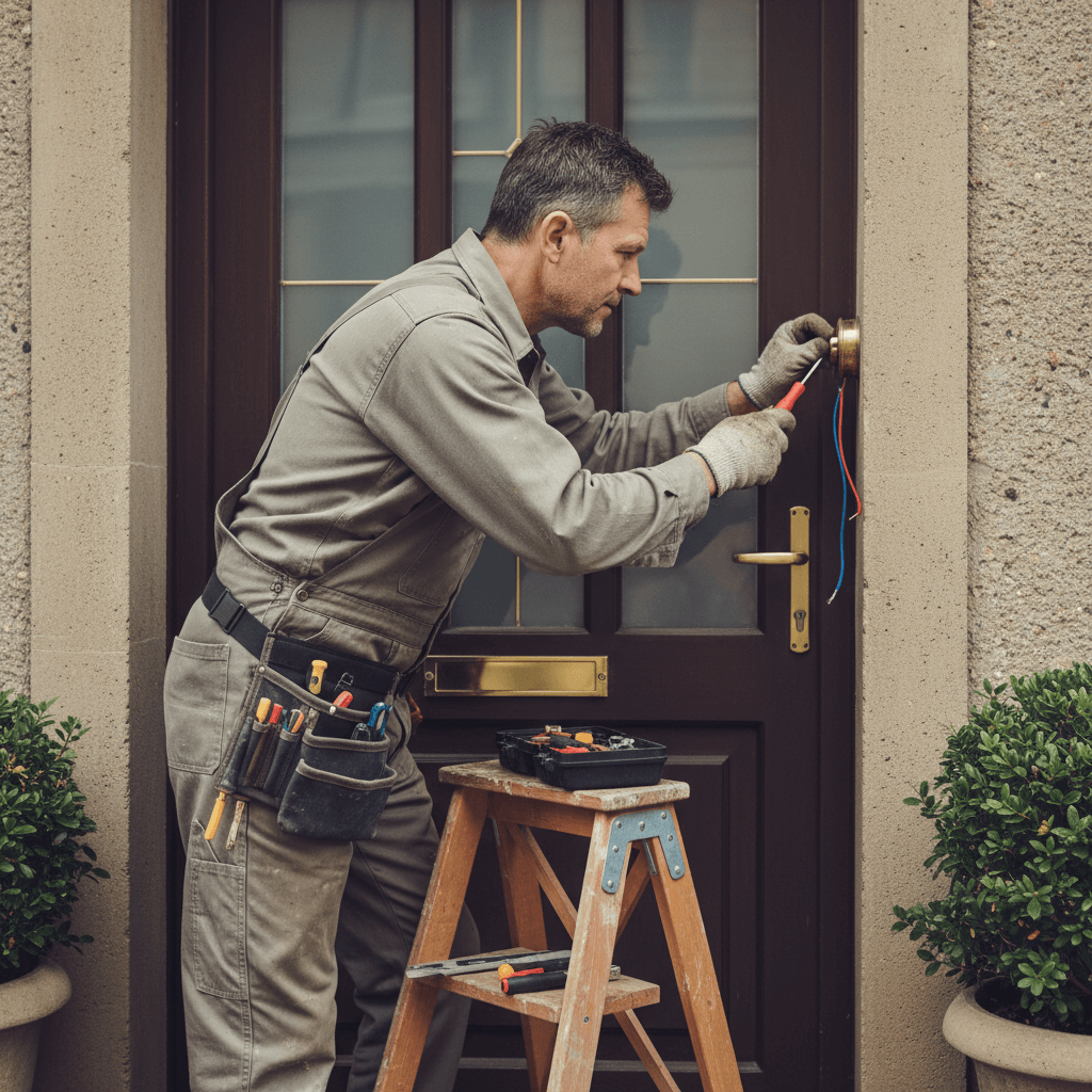 Defekter Klingelknopf Reparatur